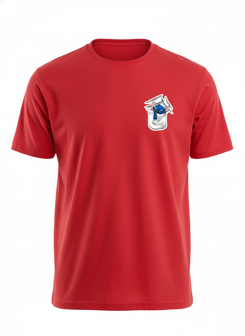 Anngi Red Pocket Pal Graphic Tee