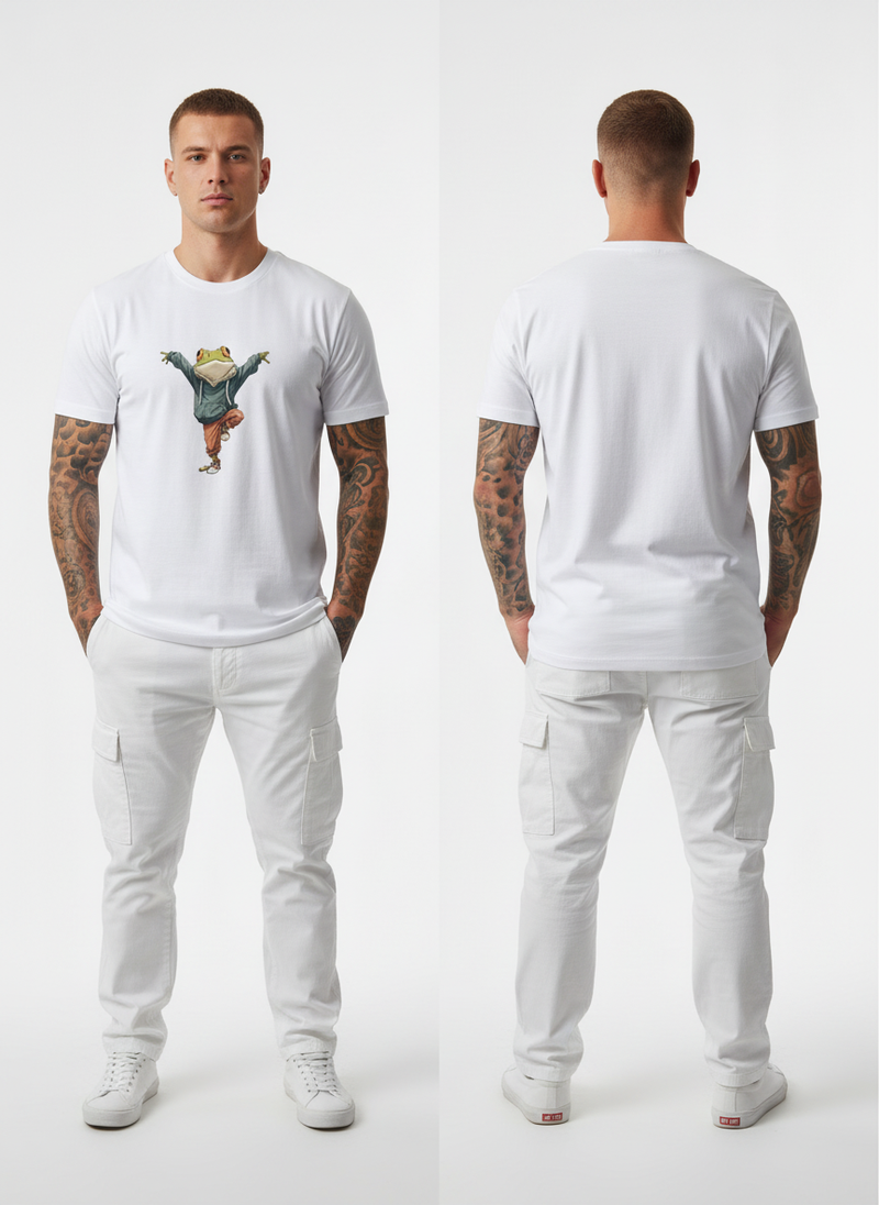 Anngi Free Spirit Frog Graphic Tee