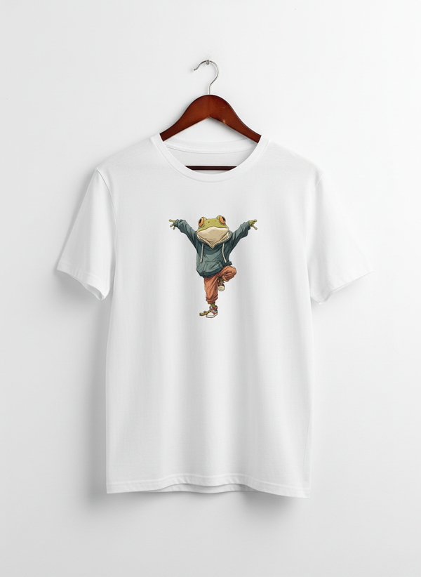 Anngi Free Spirit Frog Graphic Tee