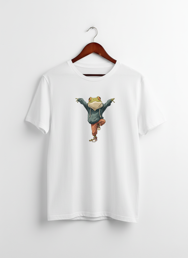 Anngi Free Spirit Frog Graphic Tee