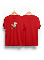 Anngi Beach Bum Mouse Red Graphic Tee